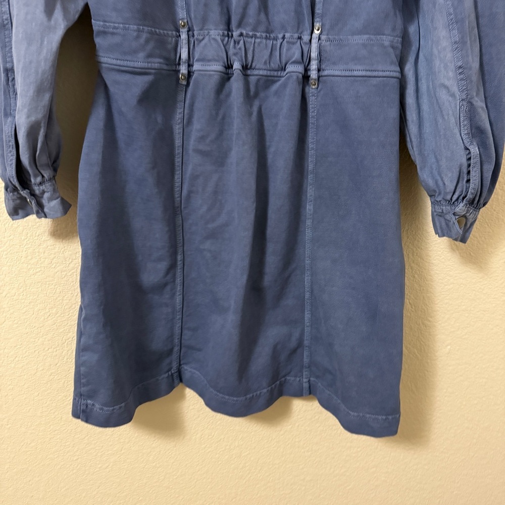 Grey‎ State Apparel Washed Indya Dress in Gray Blue Sz Small - Picture 10 of 11